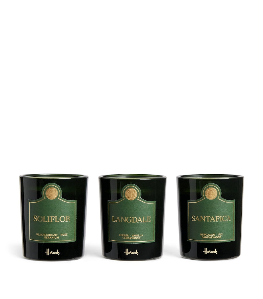 Harrods Set of 3 Scented Candles (3 x 65g)