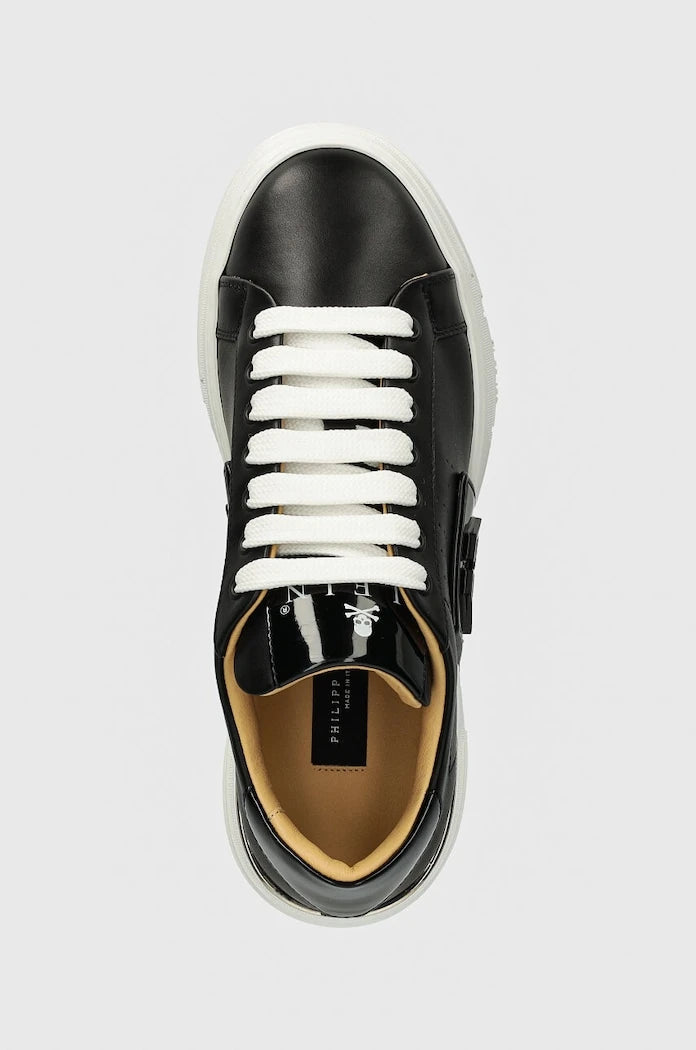 Кожени маратонки Philipp Plein Hexagon Phantom Kicks