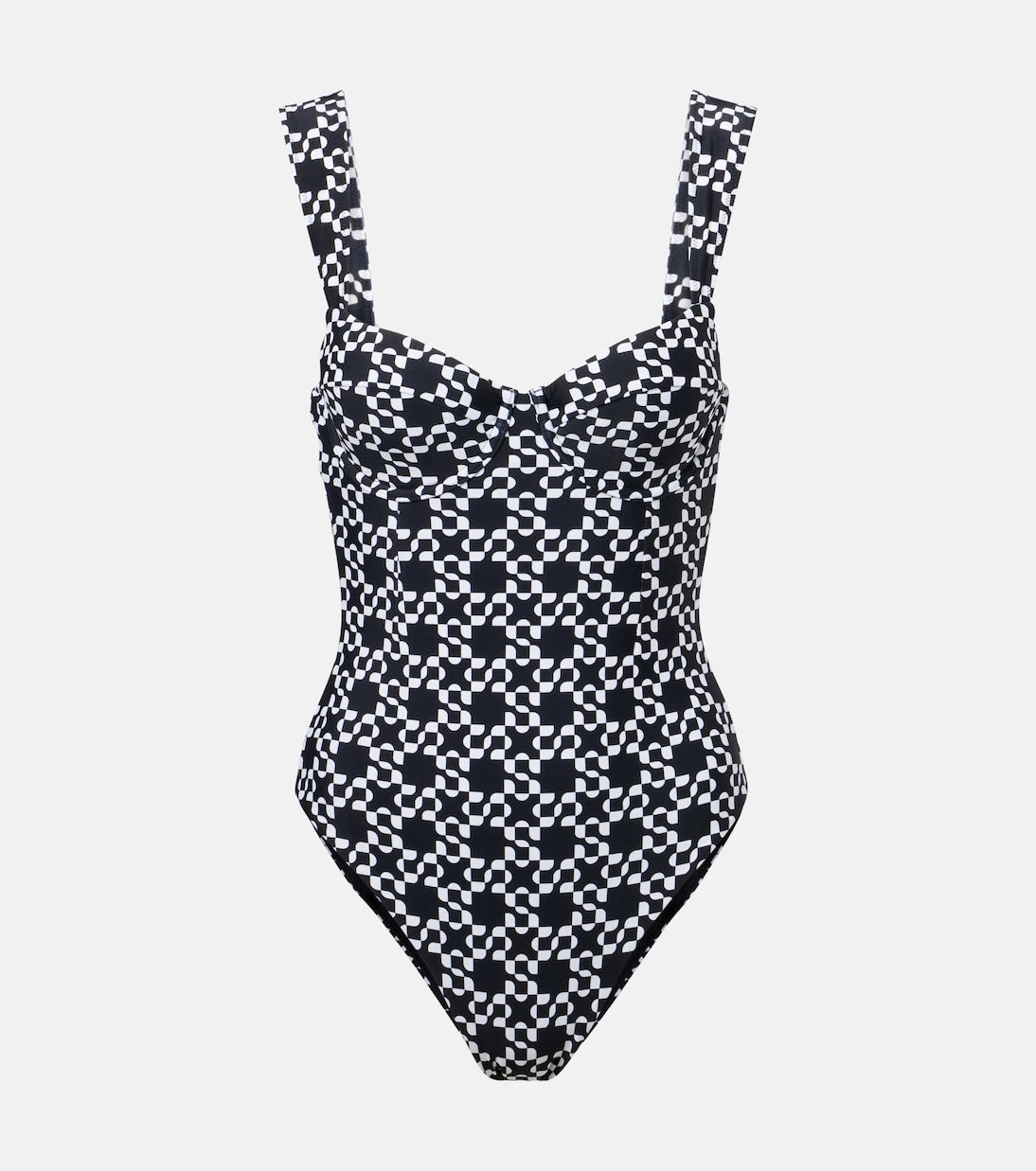 Simkhai - Lexi printed bustier swimsuit