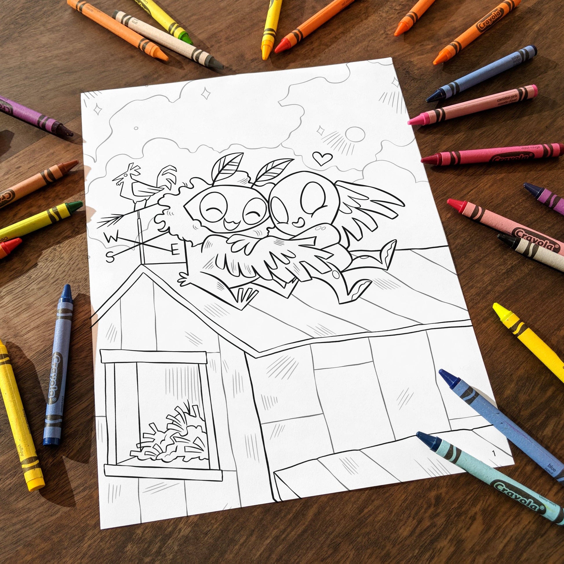 Hazy Dell Press - Hazy Dell Cryptids! Coloring Book
