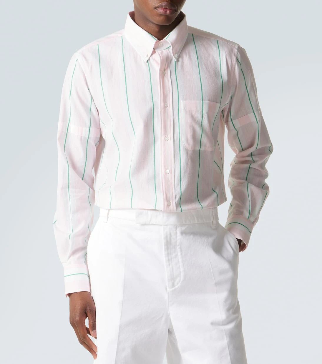Thom Browne - Striped cotton shirt
