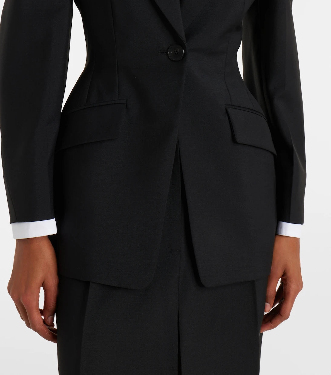 Givenchy - Yün ve moher blazer