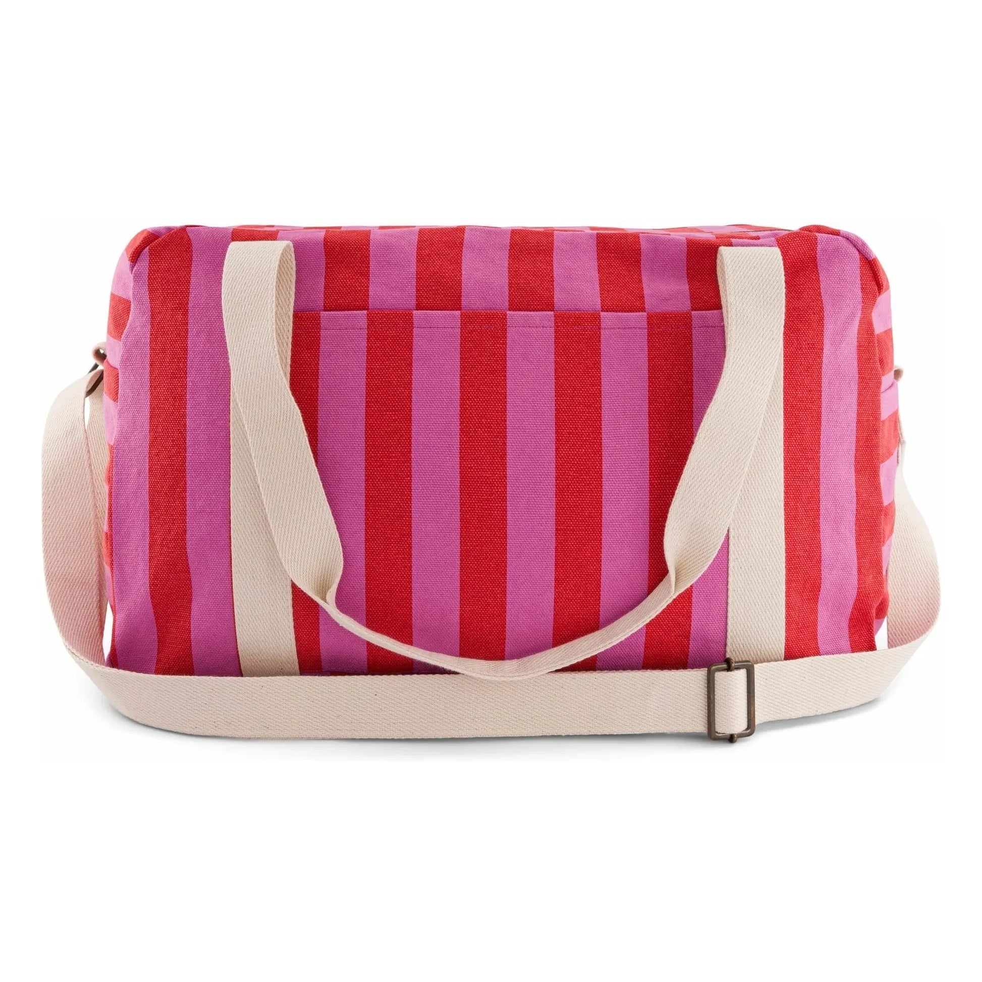 Rose in April - Raphaël striped diaper bag | Pink