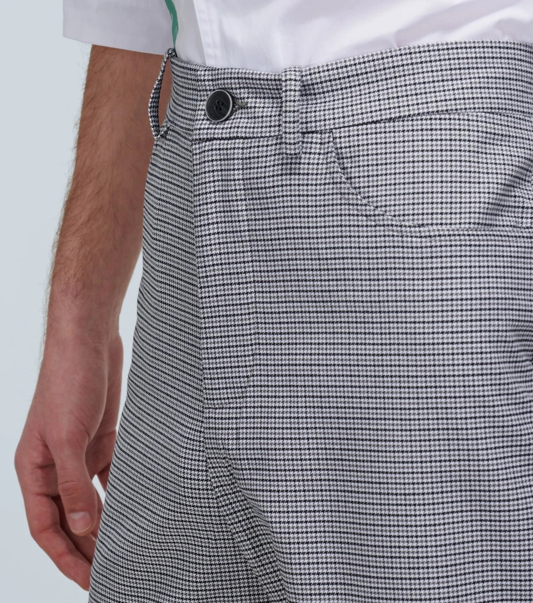 Goetze - Theo straight-leg houndstooth pants