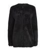 Toteme Black Shearling Teddy Jacket