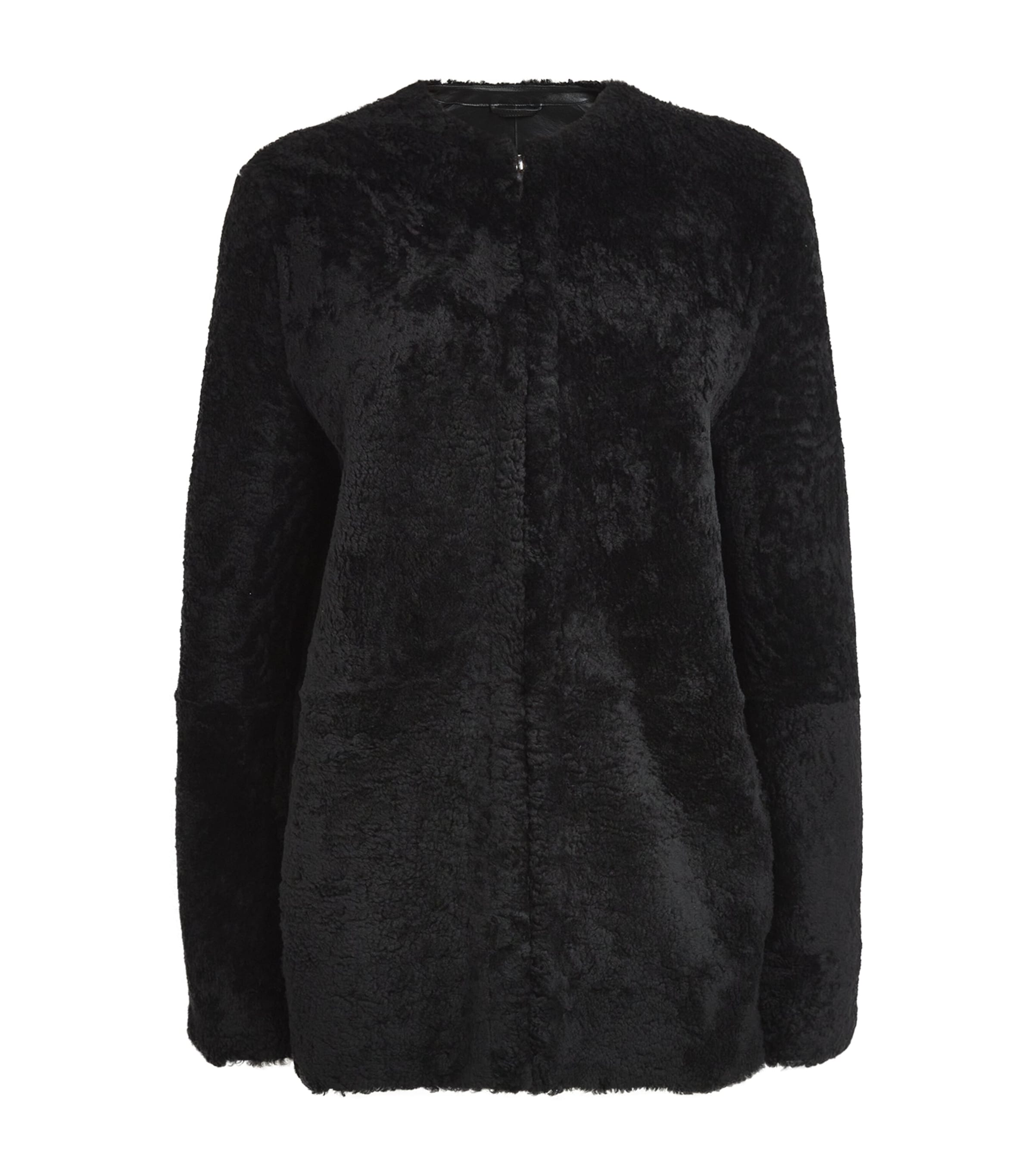 Toteme Black Shearling Teddy Jacket