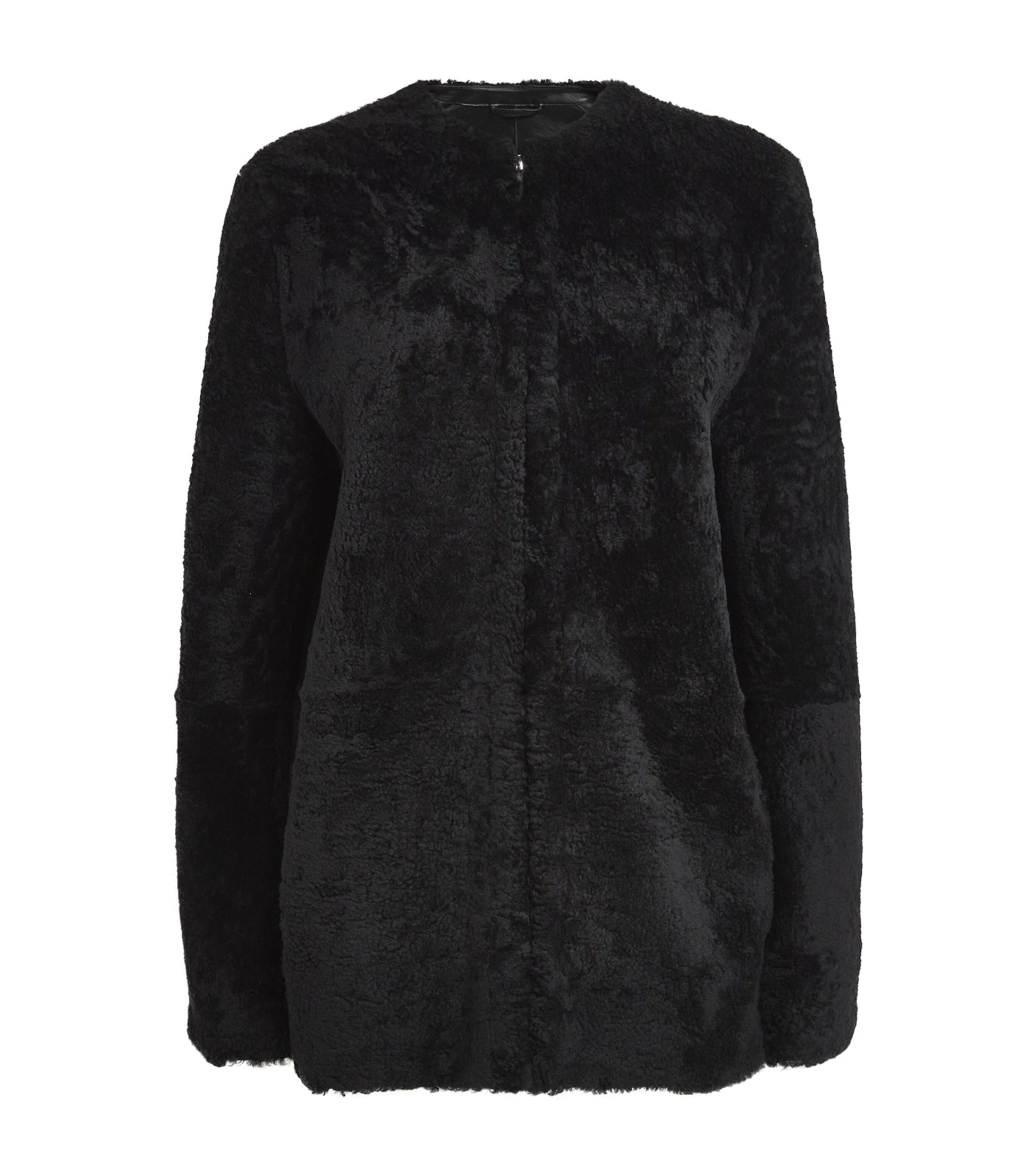 Toteme Black Shearling Teddy Jacket