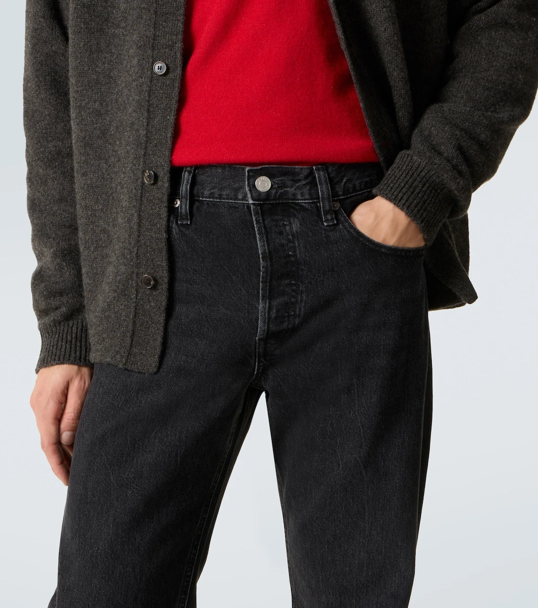 Frame - The Straight mid-rise straight jeans