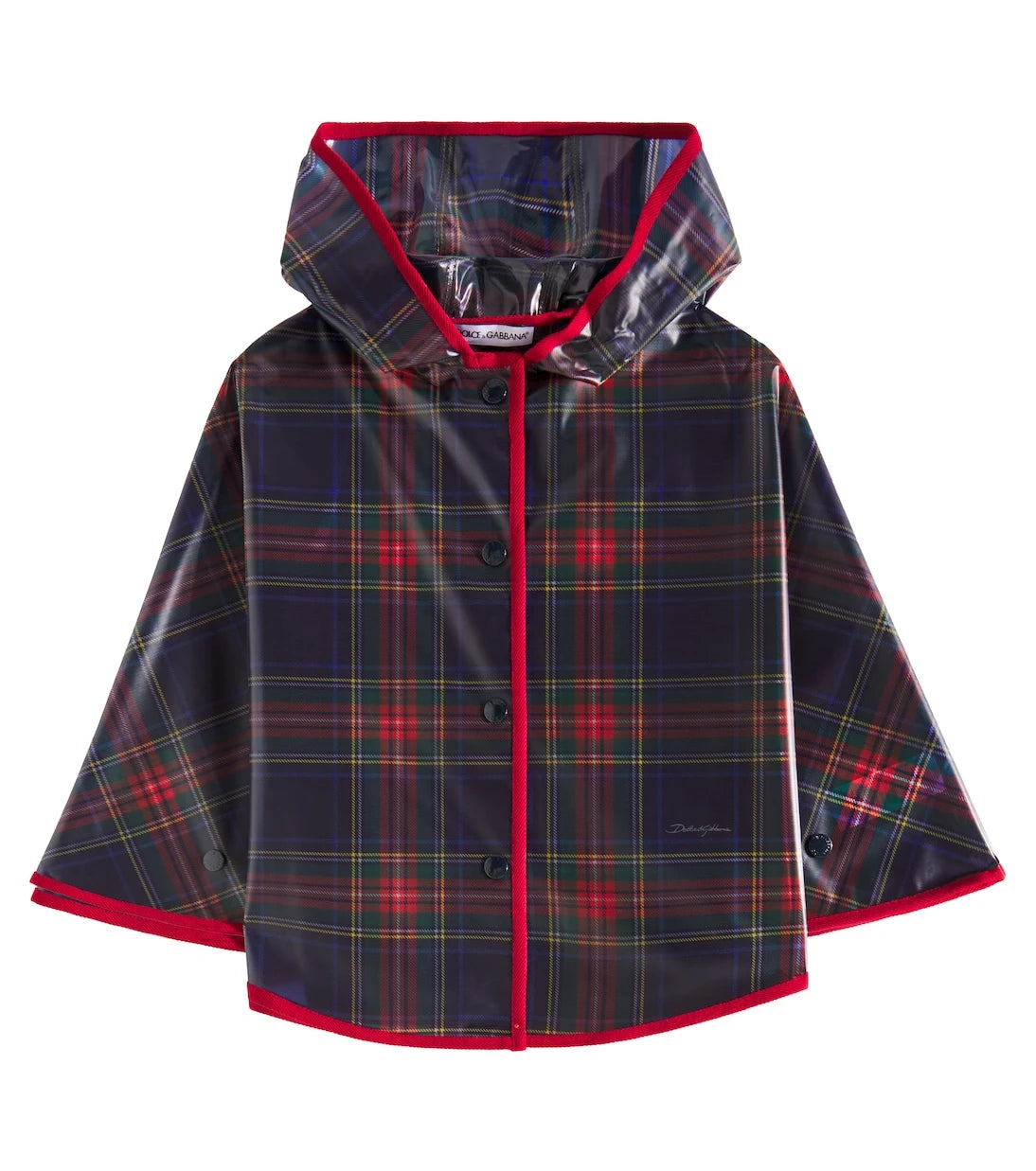 Dolce&Gabbana Kids - Checked raincoat