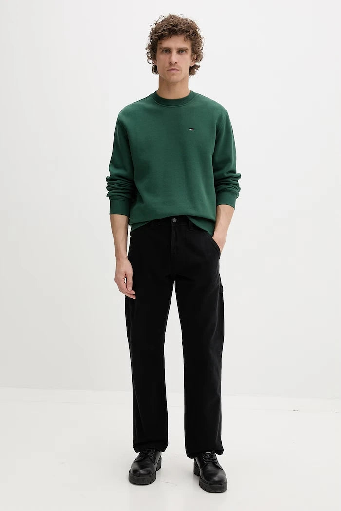 Tommy Jeans erkek pamuklu sweatshirt