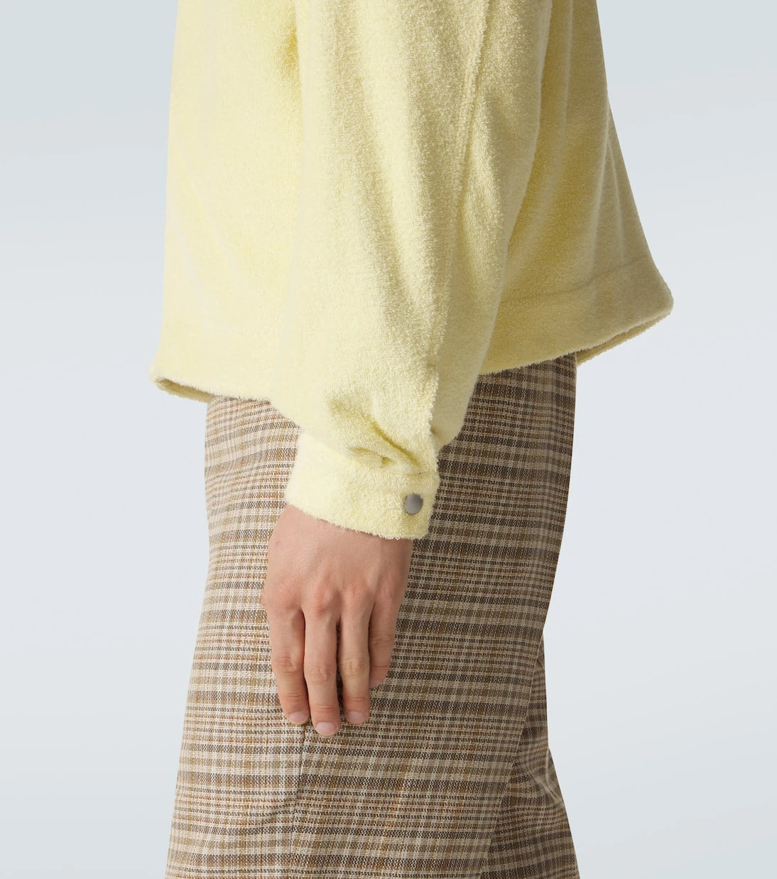 Auralee - Cotton-blend pile zip-up hoodie