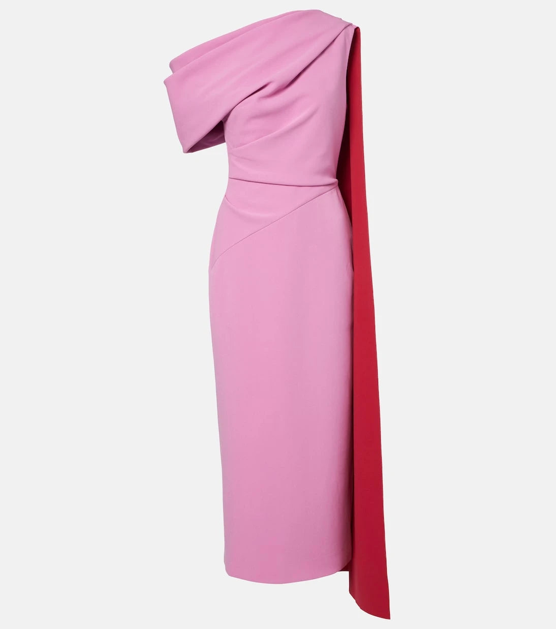 Roksanda - Maite caped draped midi dress