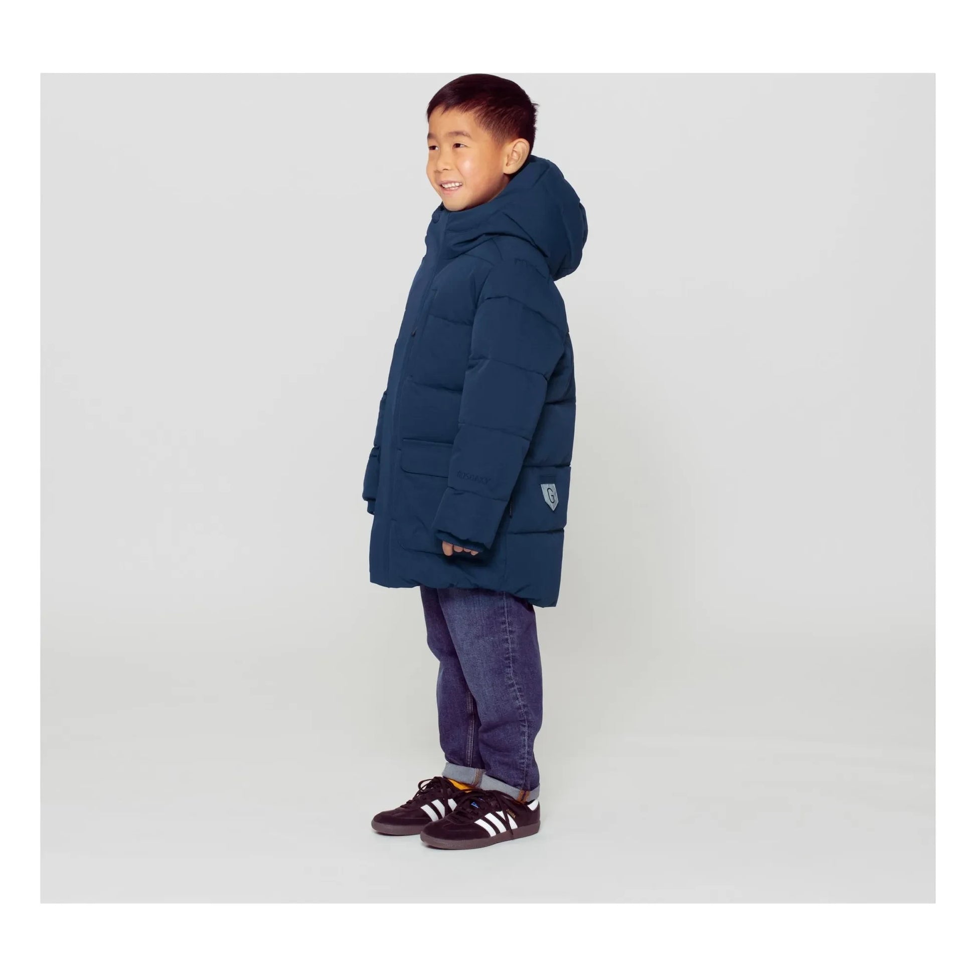 Gosoaky - Tiger Eye waterproof jacket | Navy blue