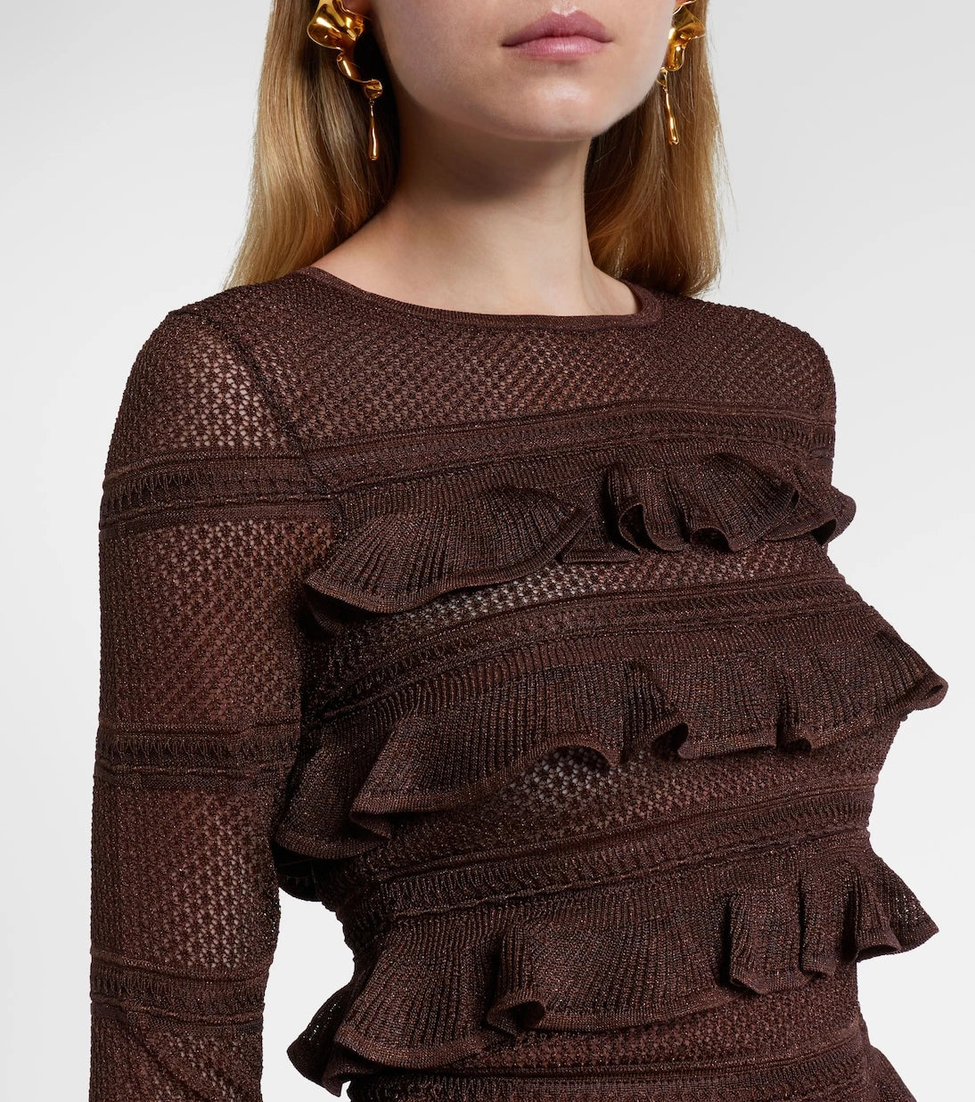 Zimmermann - Hypnotic ruffled top