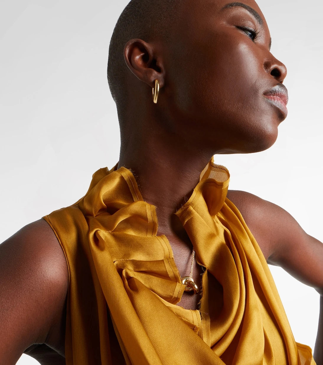 Engelbert - Drop Link Medium 18kt gold earrings