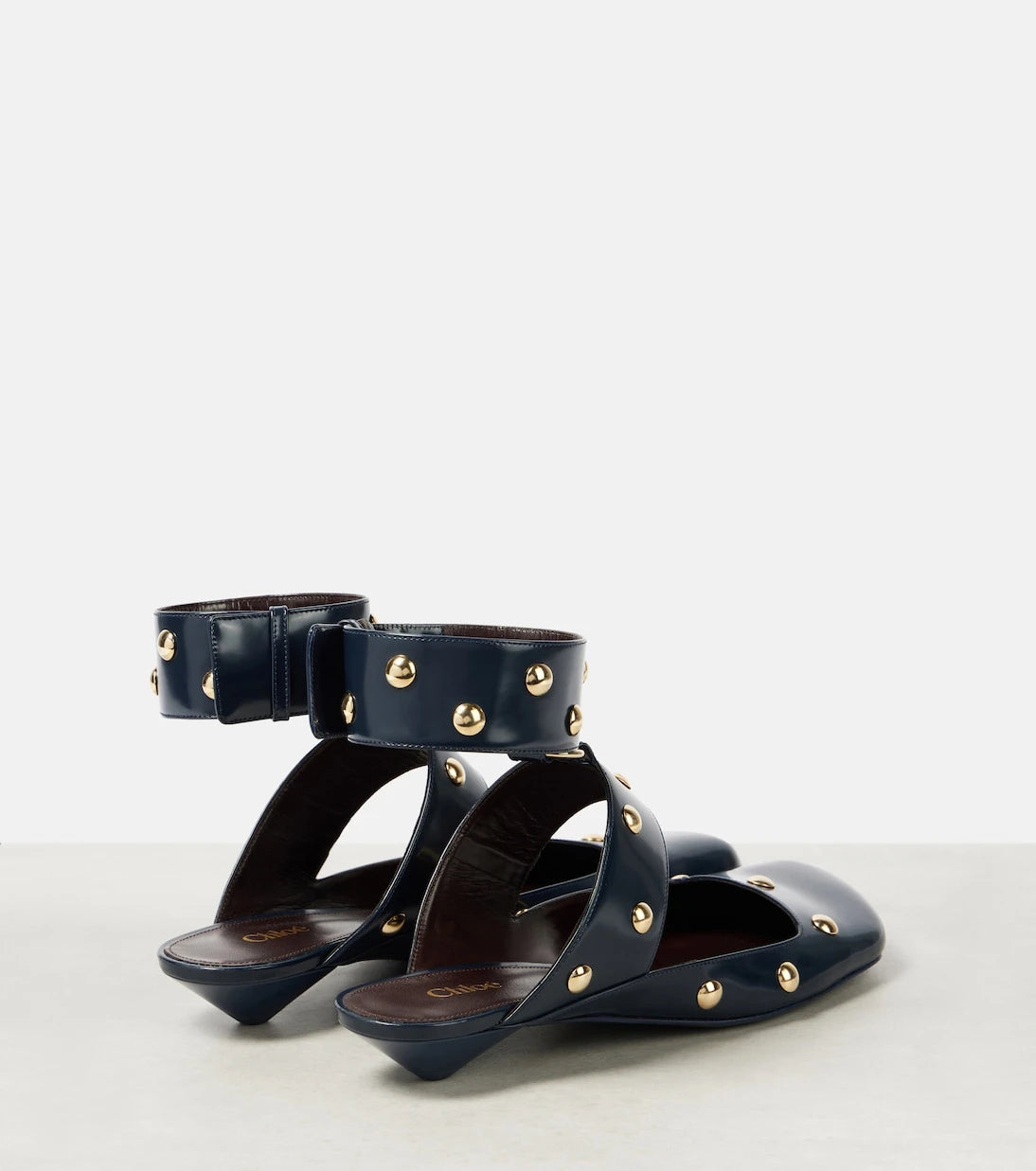 Chloé - Jade studded leather sandals