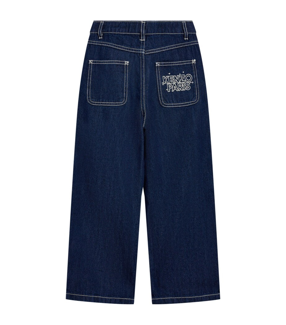 Kenzo Kids Embroidered Galaxy Jeans (3-14 Years)
