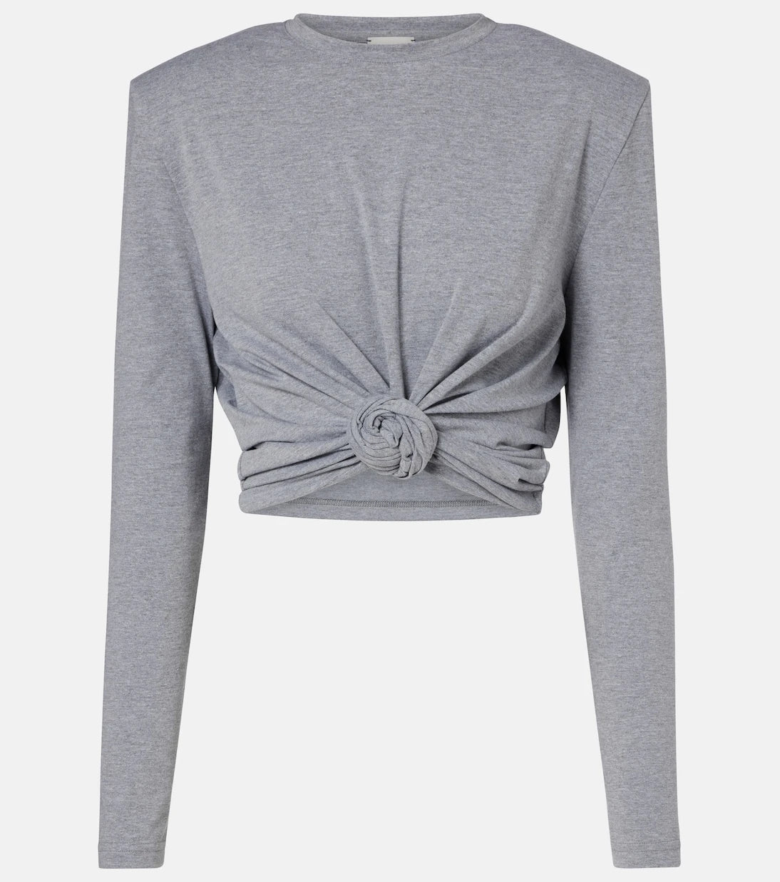 Magda Butrym - Cropped cotton-blend jersey top