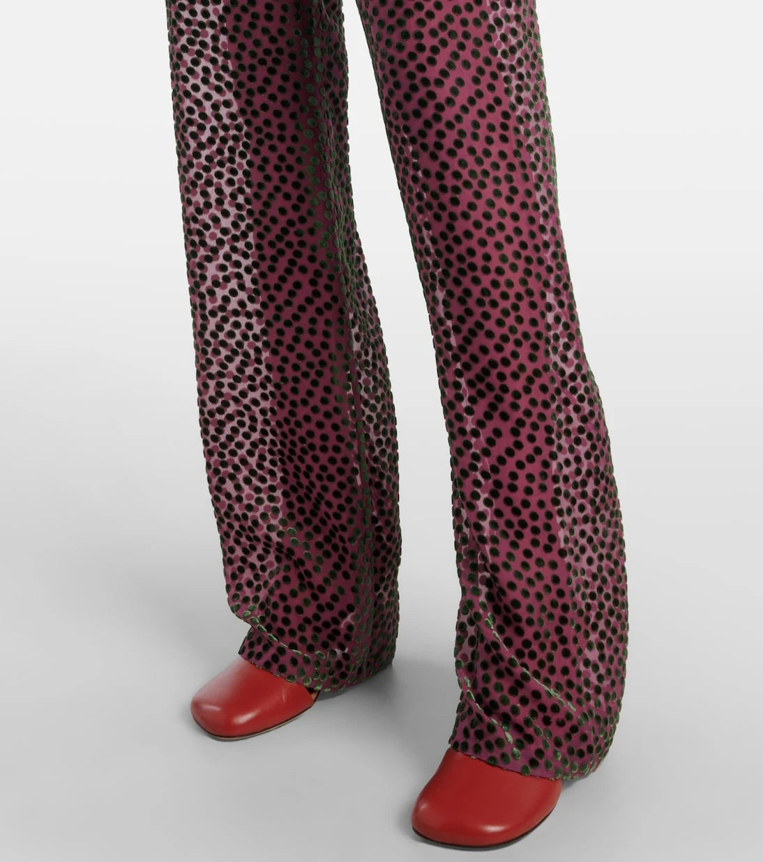 Dries Van Noten - Polka-dot straight pants