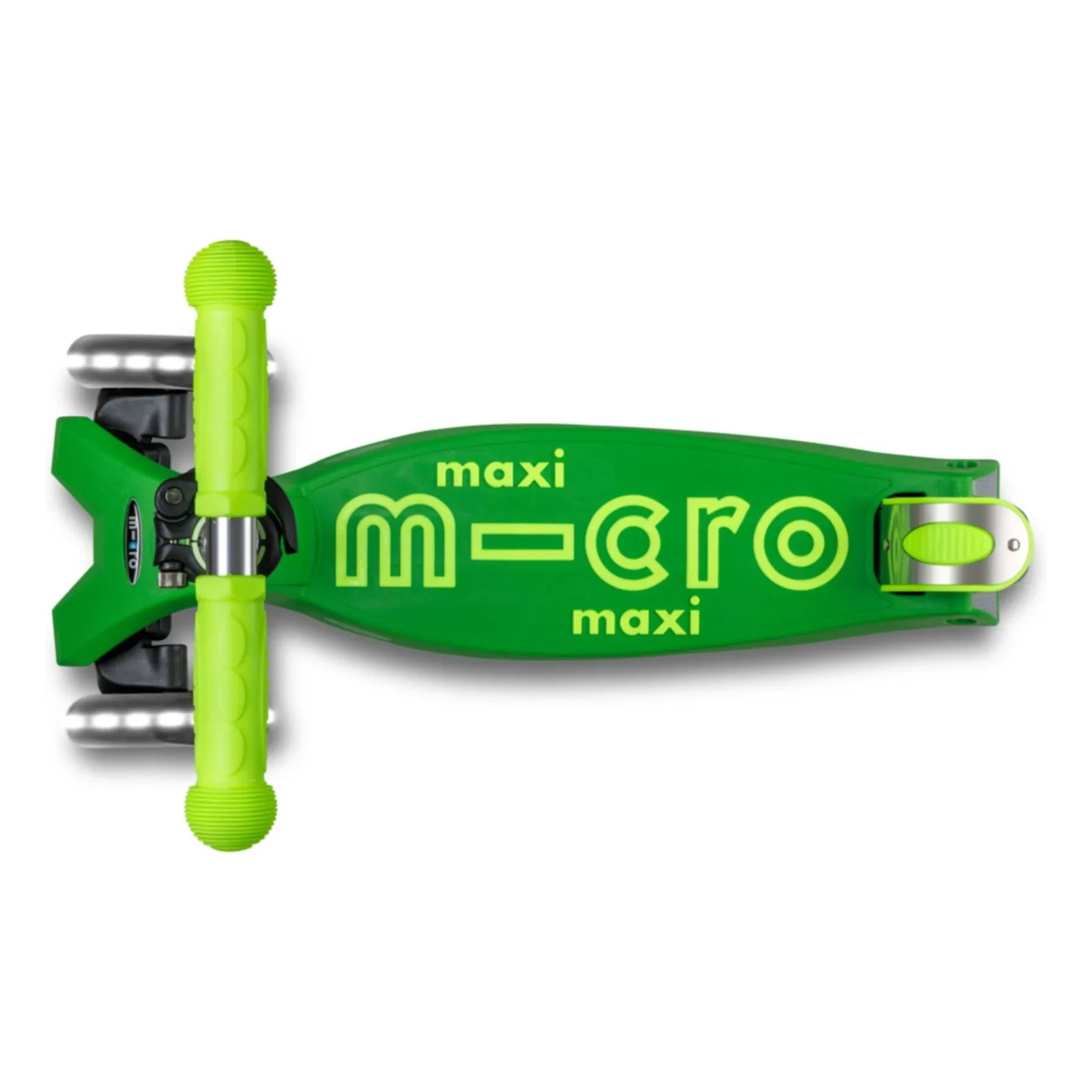 Micro - Maxi Foldable Neon LED Scooter | Green