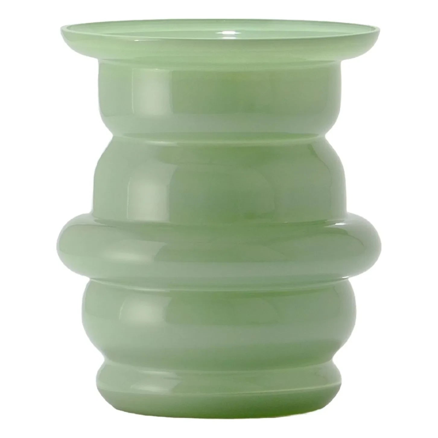 Cosin - Dome glass vase | Almond green