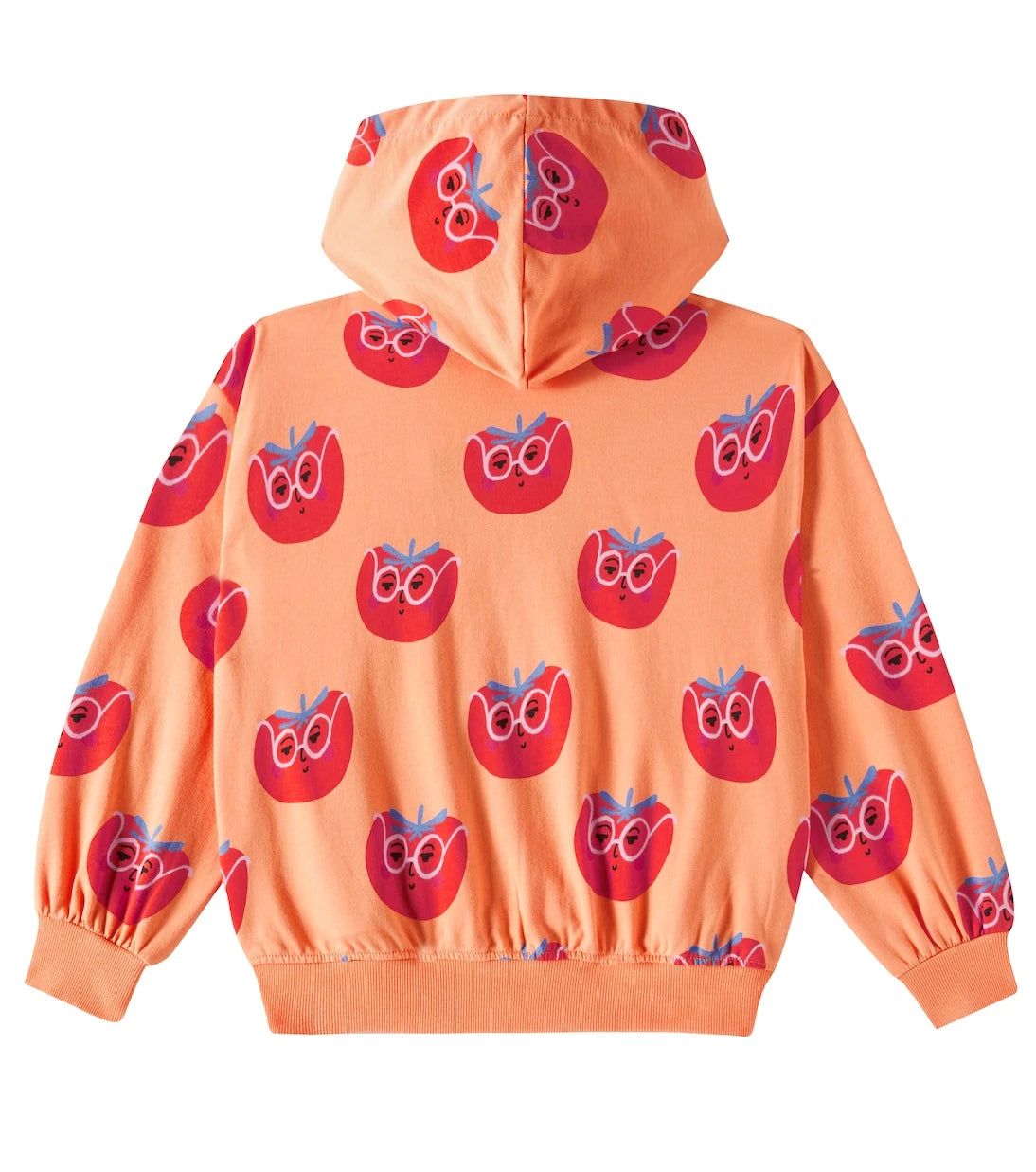 Jellymallow - Tomato printed cotton jersey hoodie