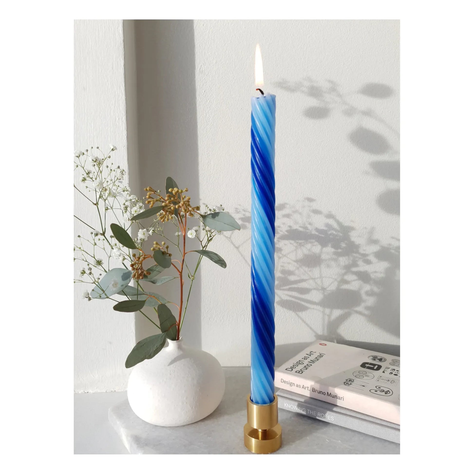 Lex Pott - Rope Candles - Set of 4 | Blue