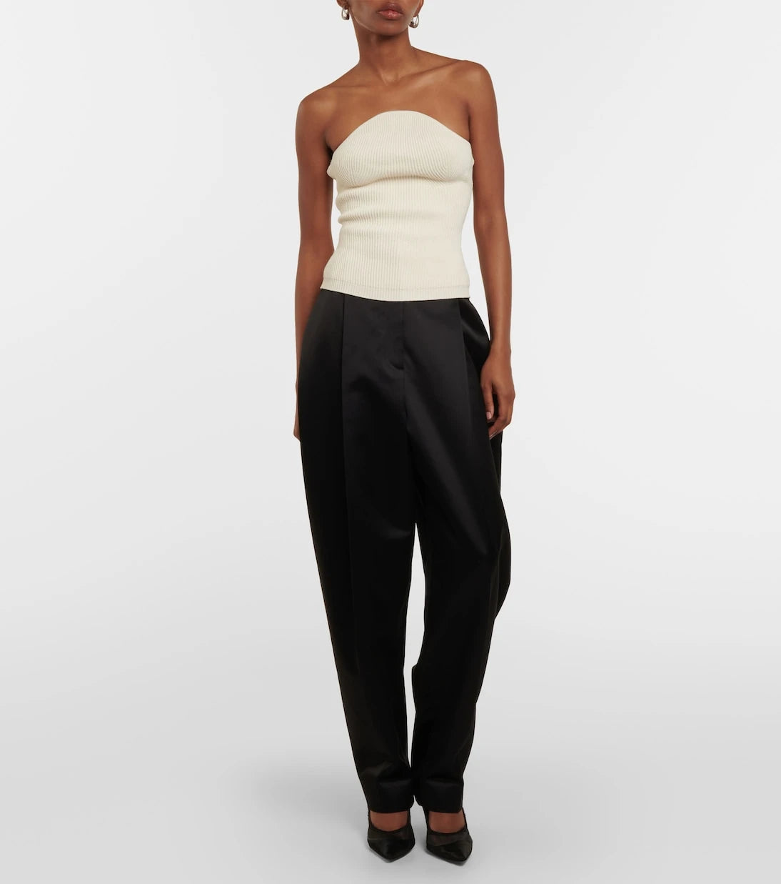 Khaite - Jericho ribbed-knit bustier