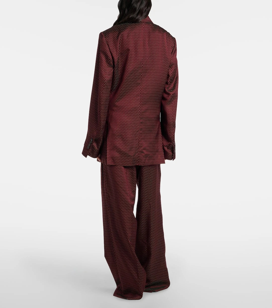 Dries Van Noten - Polka-dot double-breasted blazer