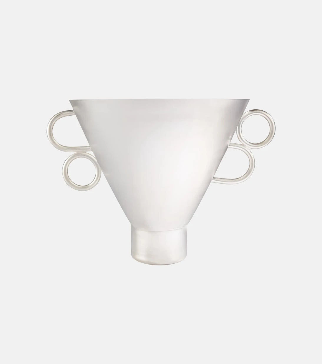 Natalia Criado - Vaso silver-plated metal vase