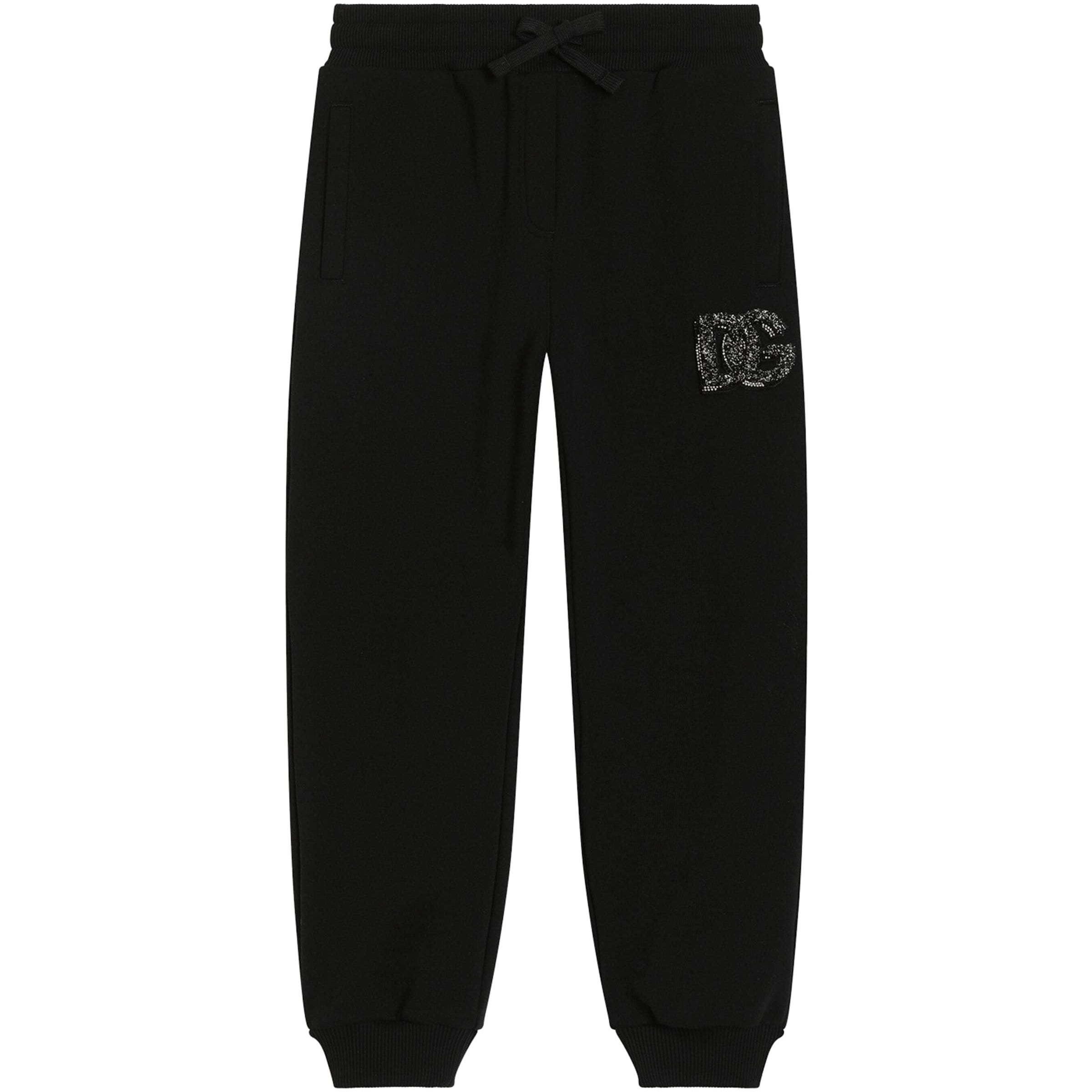 Dolce & Gabbana Kids Virgin Wool Logo Sweatpants (8-12+ Years)
