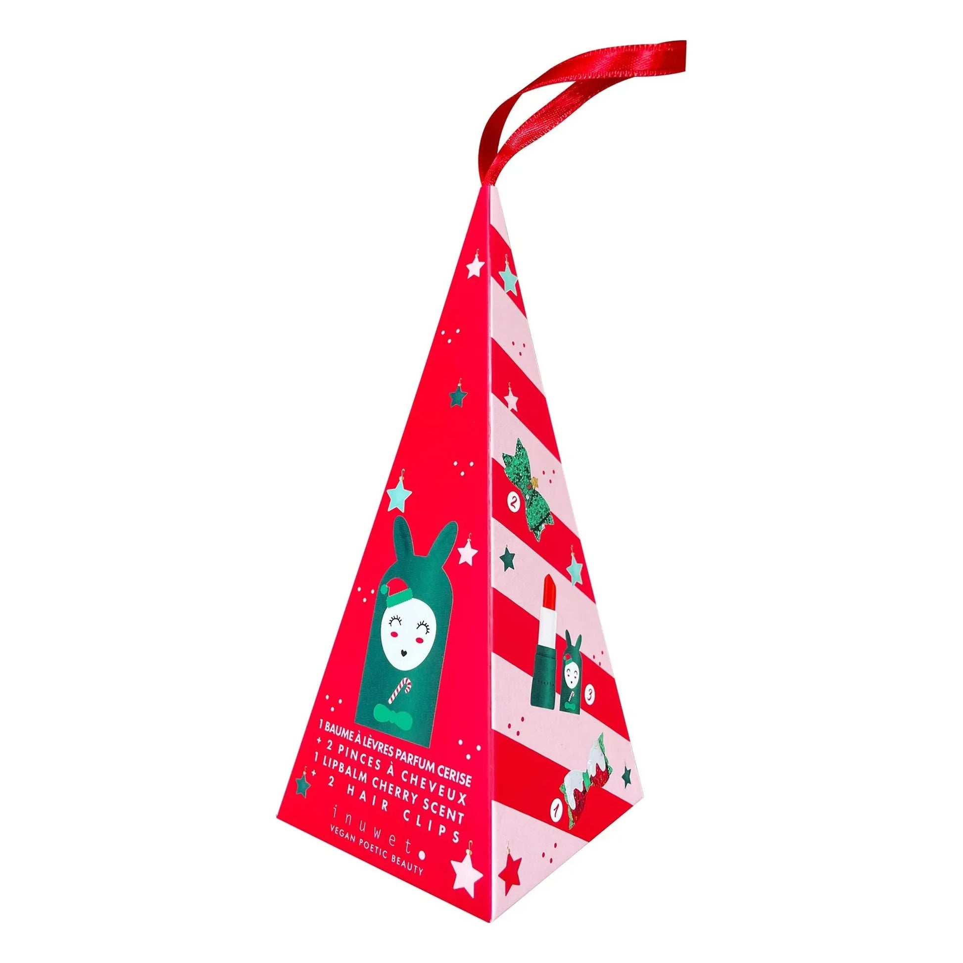 Inuwet - Christmas cone lip and hair set