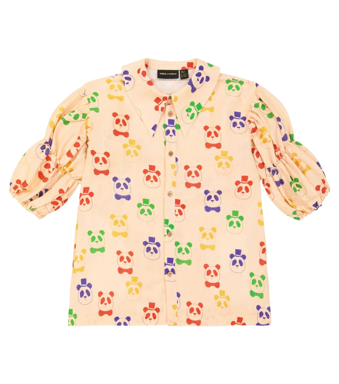 Mini Rodini - Printed linen and cotton shirt dress