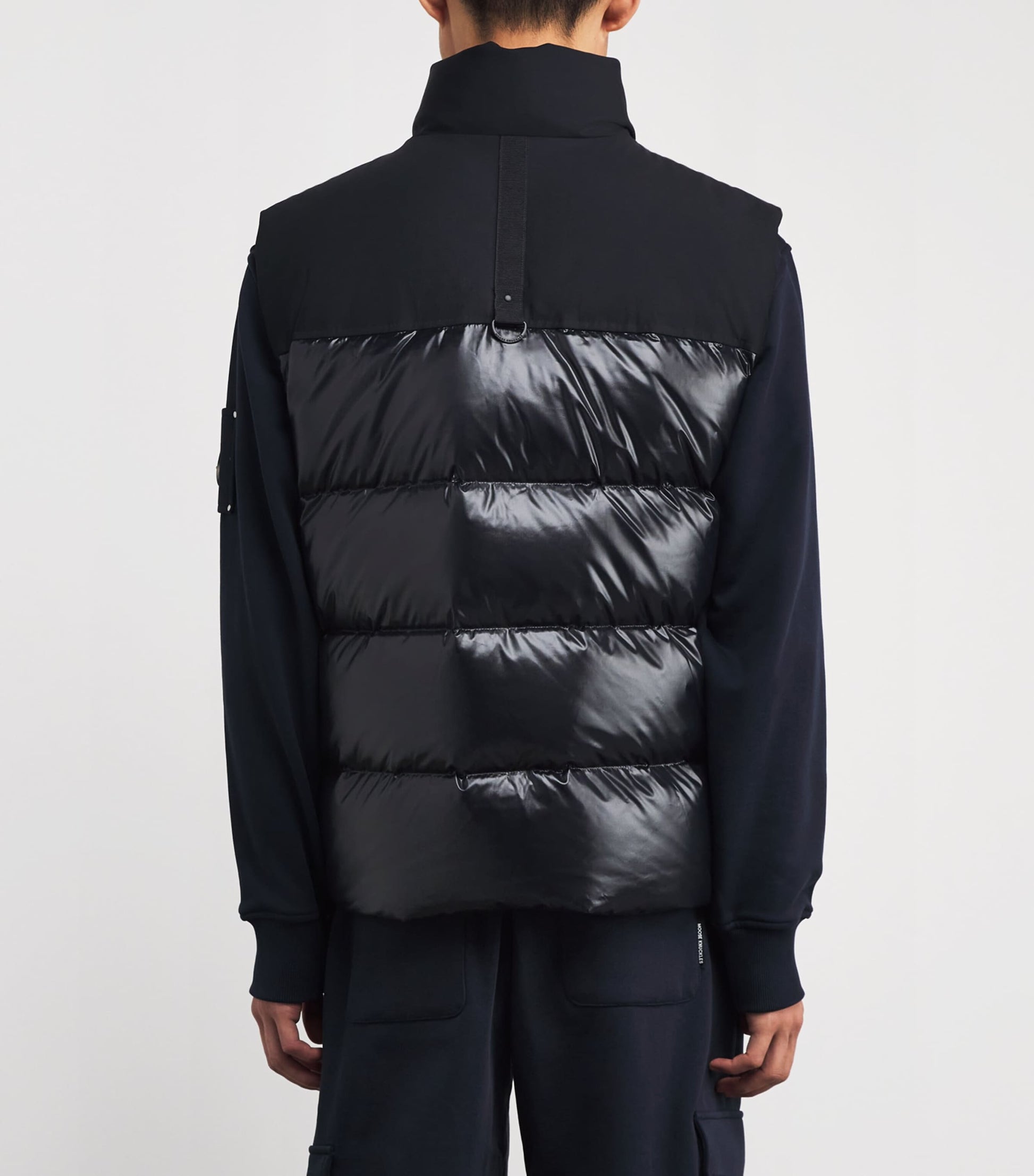 Moose Knuckles Black Down-Filled Victory Peak Gilet