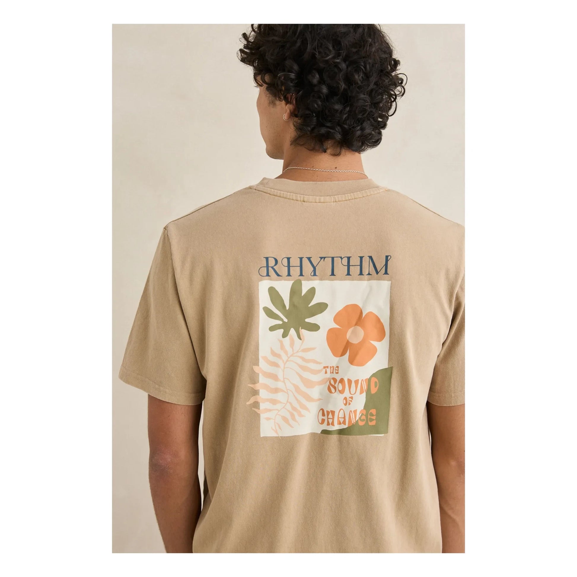 Rhythm - Botanical Vintage T-shirt | Dark Beige