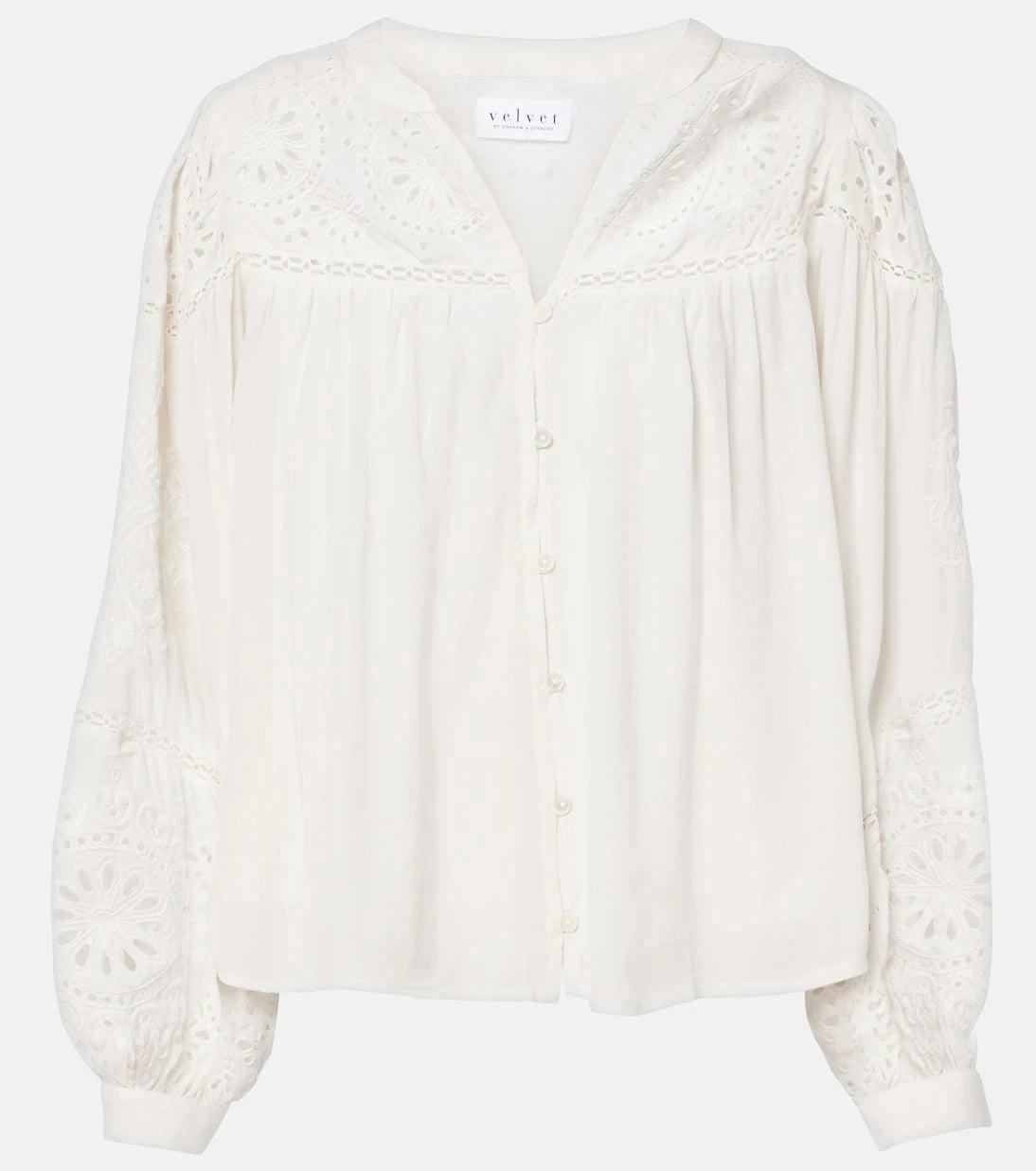 Velvet - Libby open-knit blouse