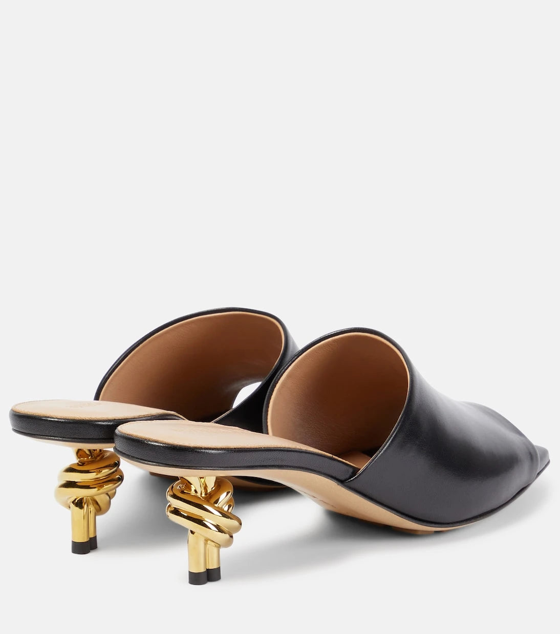 Bottega Veneta - Knot 45 leather mules