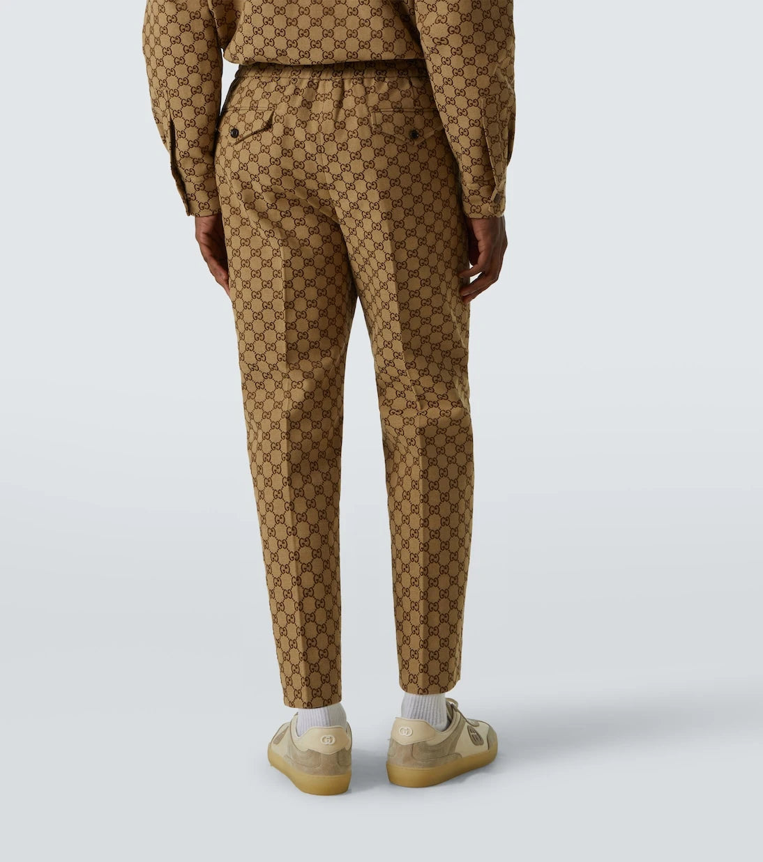 Gucci - GG Supreme cotton-blend pants