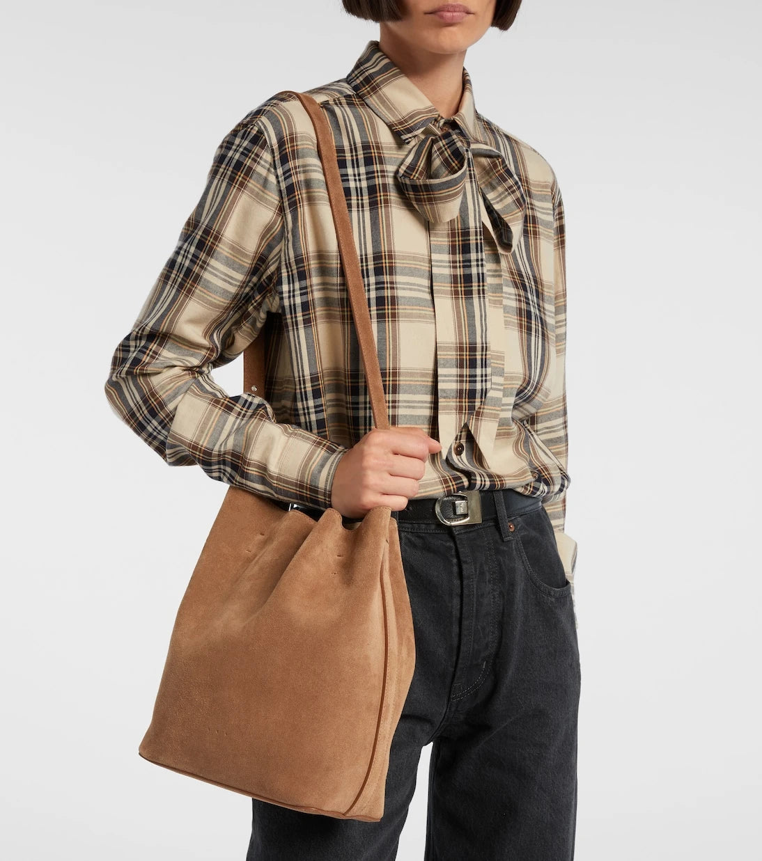 Aesther Ekme - Marin Medium suede shoulder bag