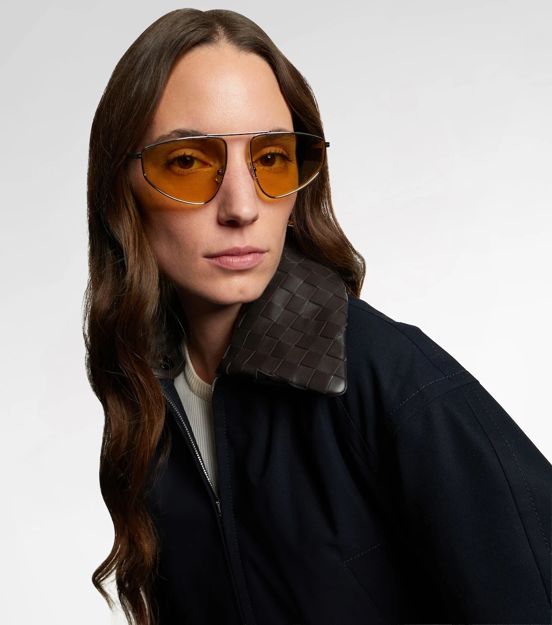 Bottega Veneta - Light Ribbon aviator sunglasses