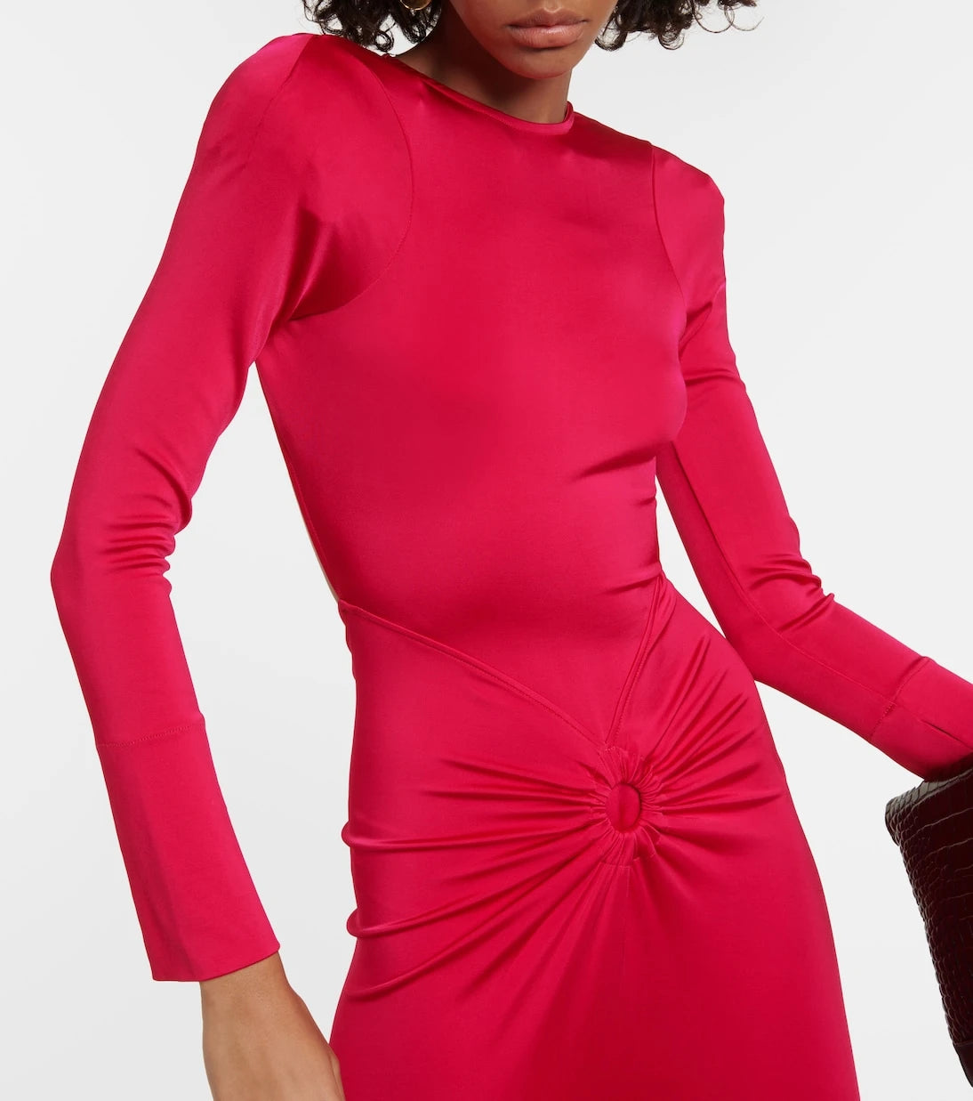 Victoria Beckham - Gathered jersey maxi dress