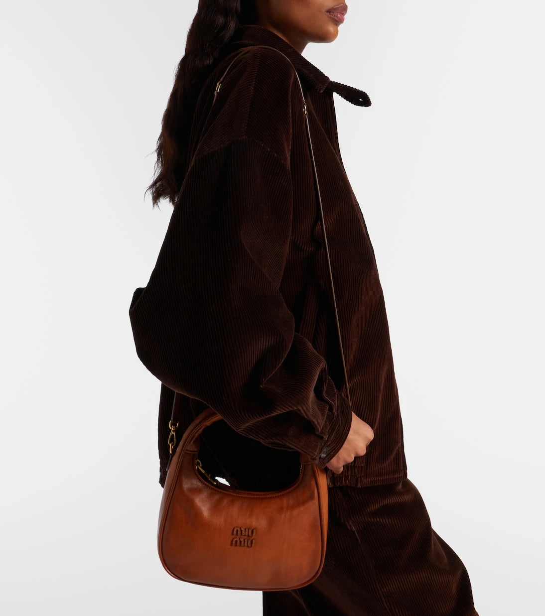 Miu Miu - Wander leather shoulder bag