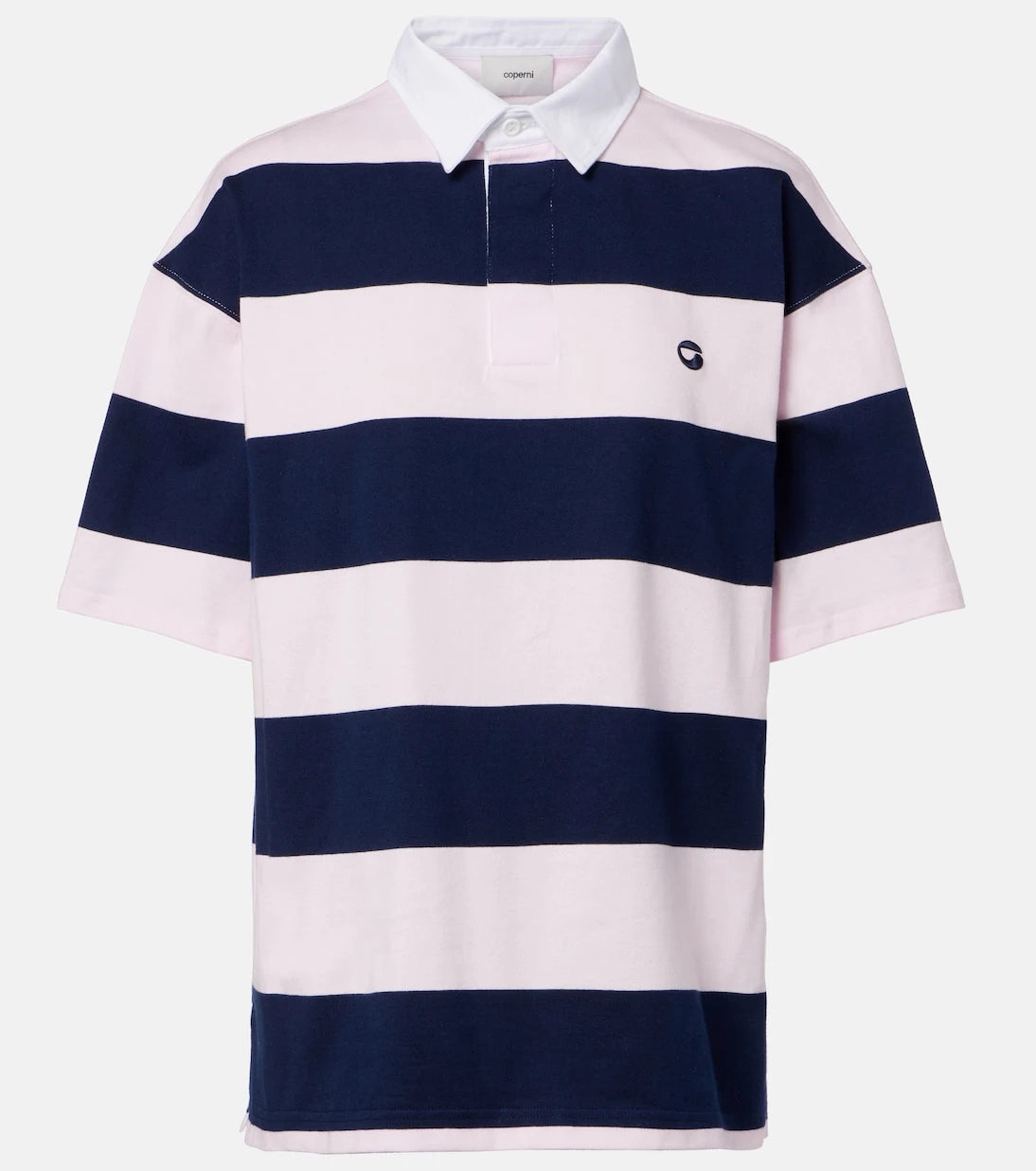 Coperni - Striped cotton polo shirt