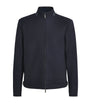 Navy Cashmere-Silk Lightweight Jacket