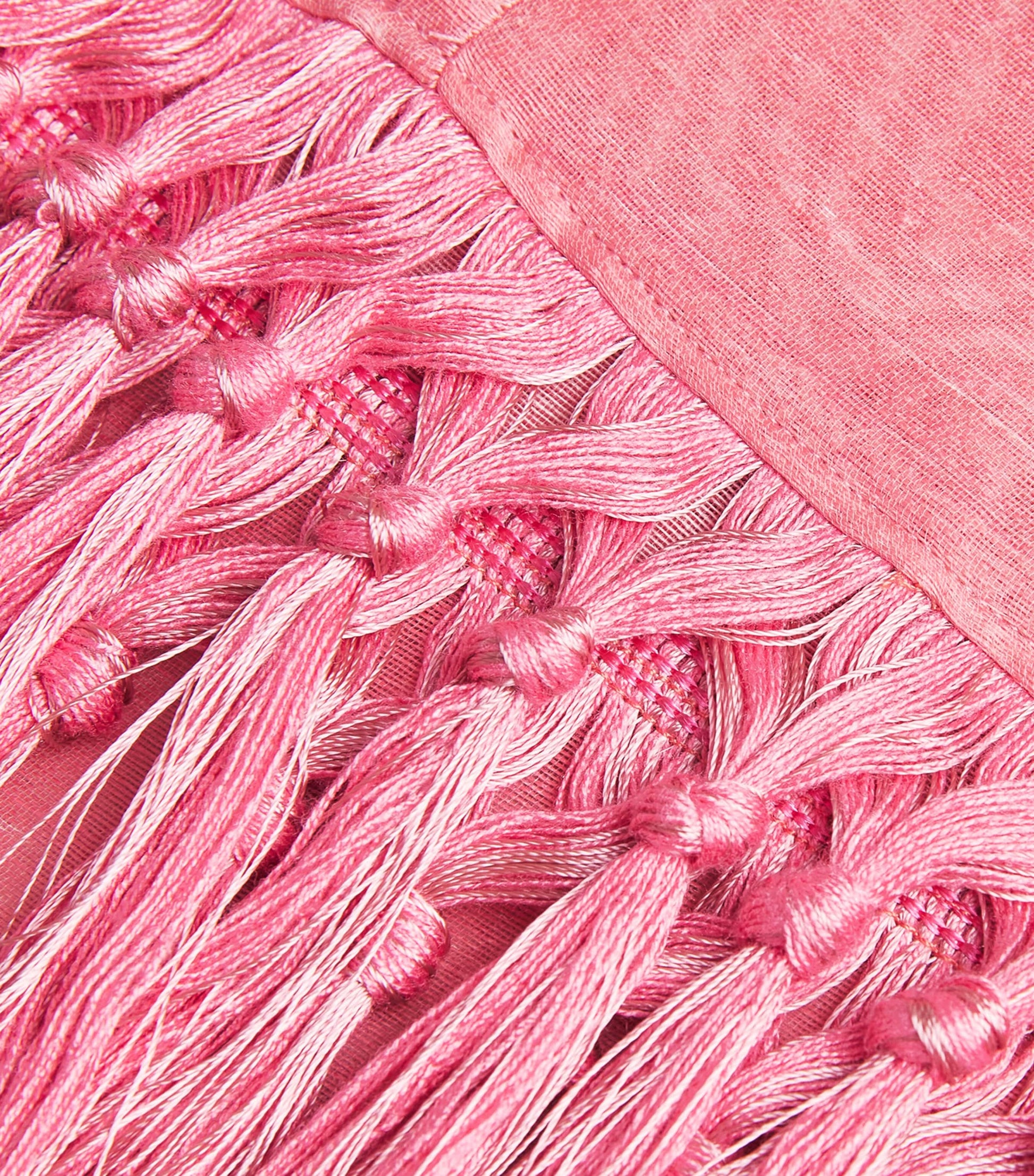 Linen-Blend Fringed Claudia Mini Dress