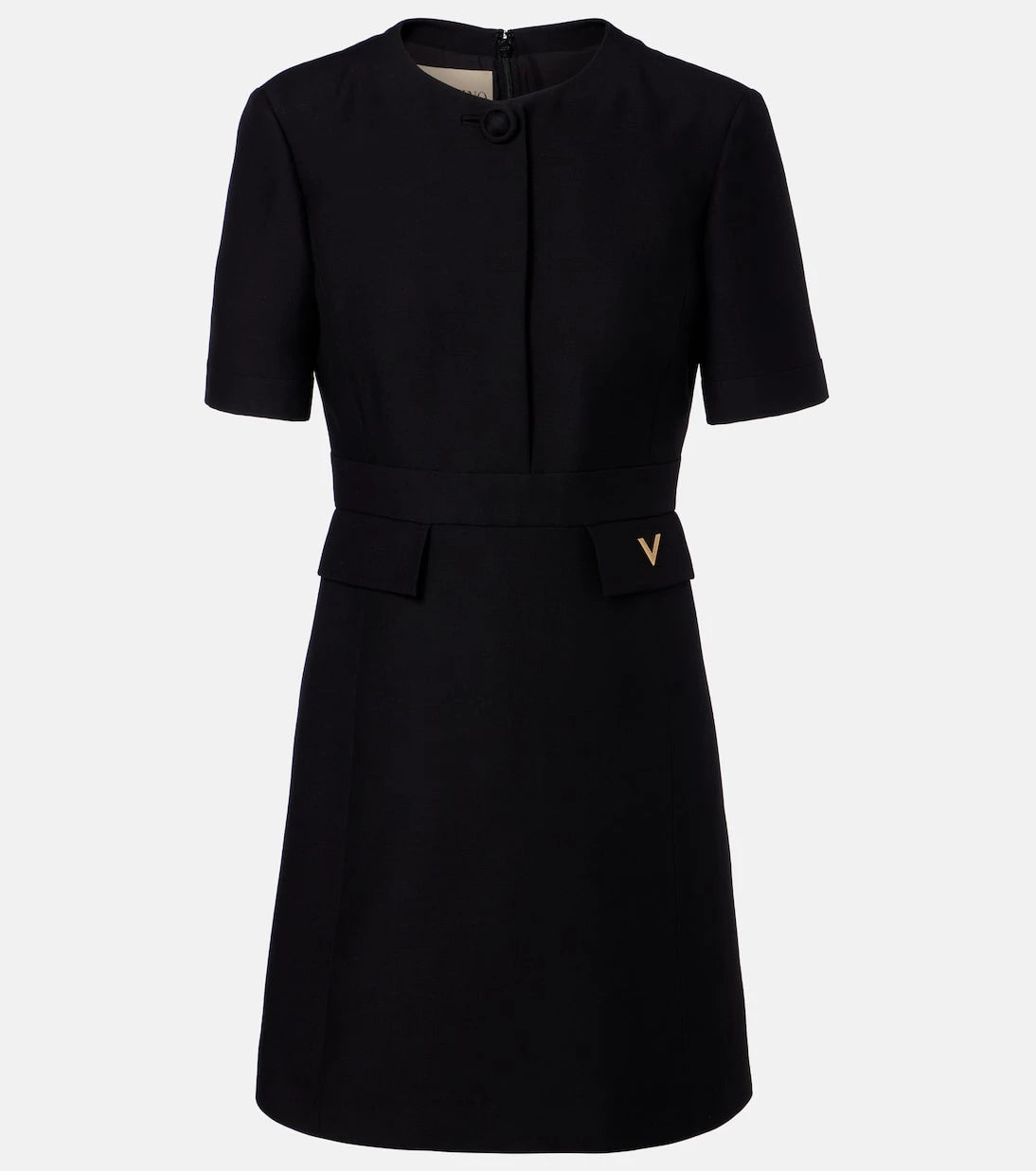 Valentino - Crepe Couture VGold minidress