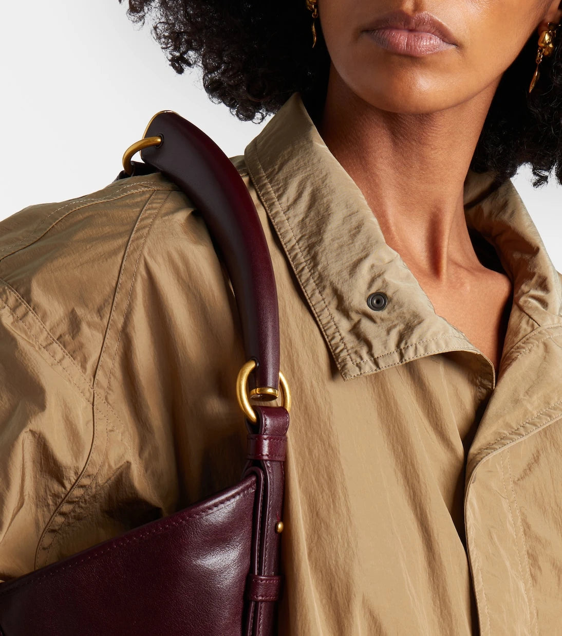 Saint Laurent - Mombasa Medium leather shoulder bag