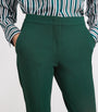 Green Tapered Trousers