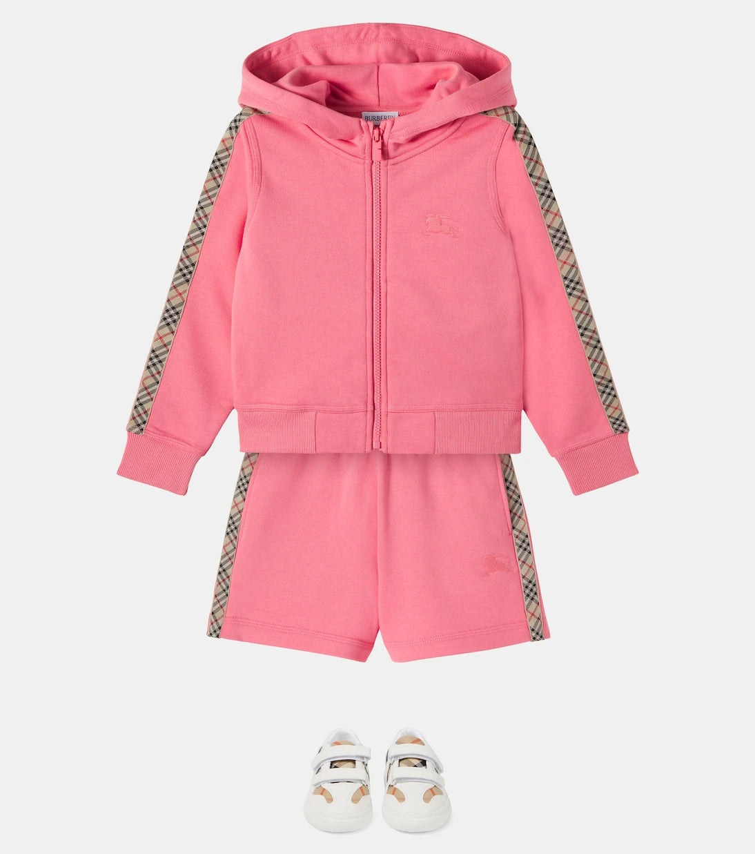 Burberry Kids - شورت بربري كاروهات EKD قطن
