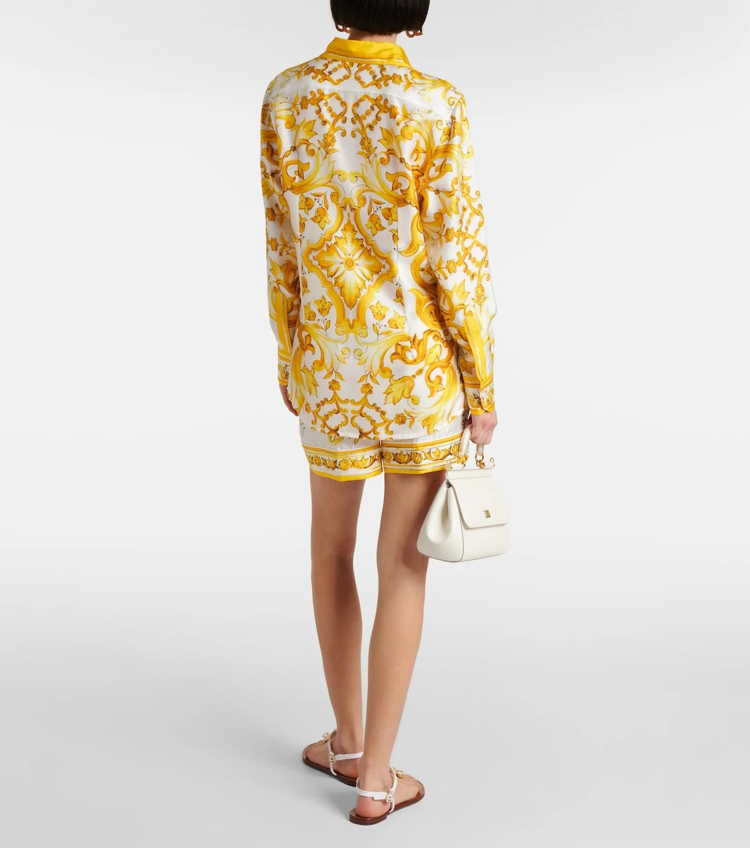 Dolce&Gabbana - Majolica silk twill shirt